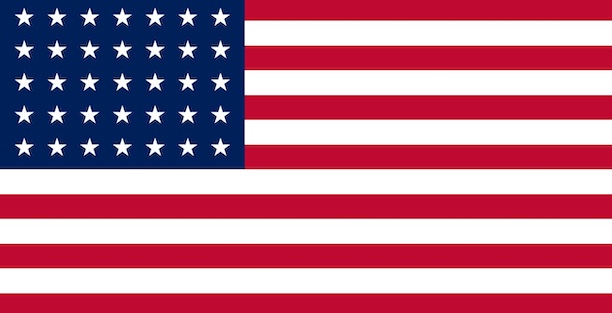 United States flag.